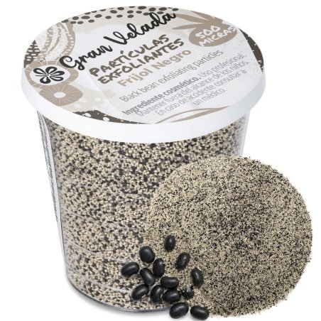 Particulas exfoliantes de frijol negro 500 micras