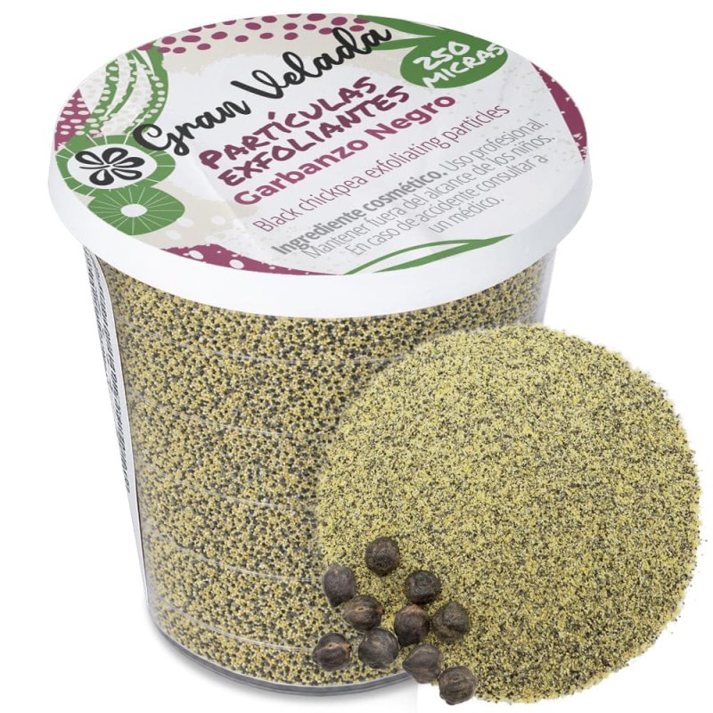 Partículas exfoliantes garbanzo negro 250 micras