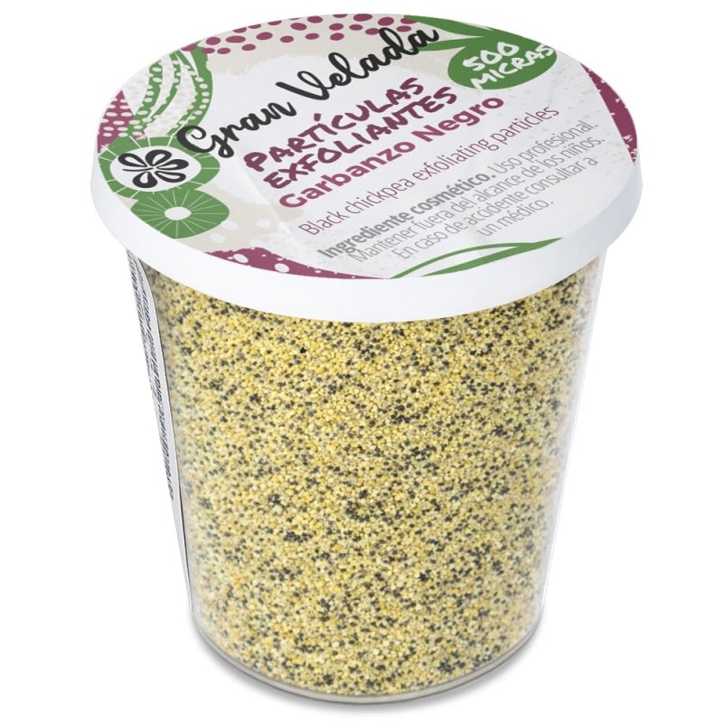 Hacer exfoliantes garbanzo negro 500 micras
