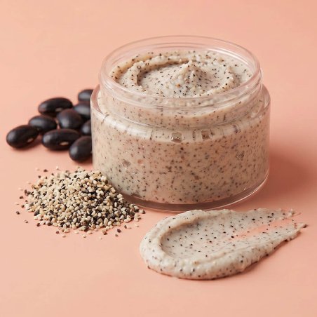 hacer exfoliante de frijol negro
