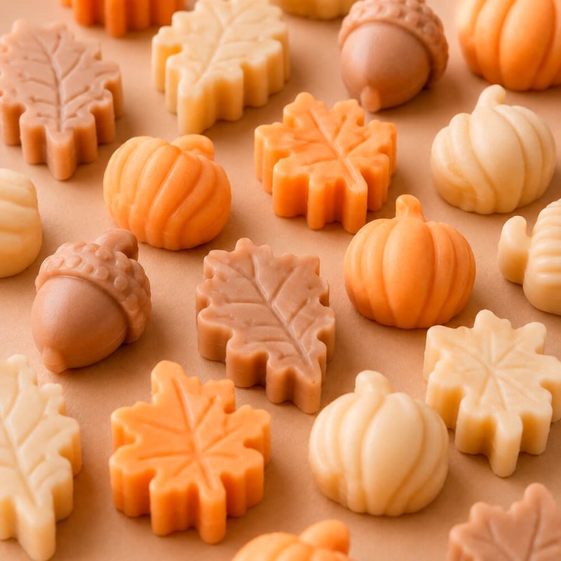 Molde de silicona 18 figuras otoño