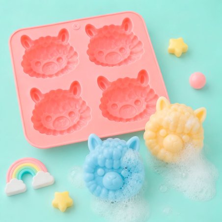 Molde de silicona alpacas