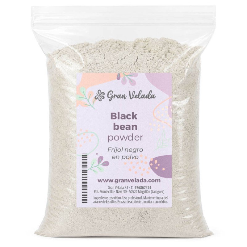 Envase frijol negro en polvo