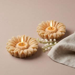 Molde para fazer velas "Girassol".
