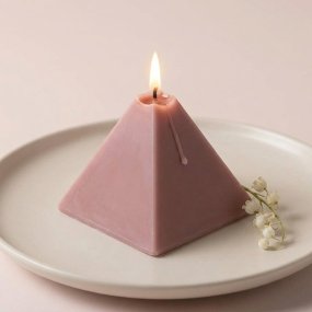 Molde para fazer velas Pirâmides pequenas