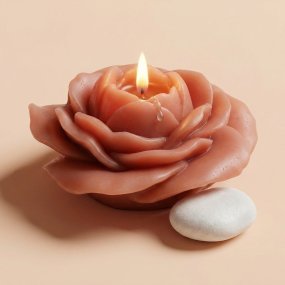 Molde velas Rosa Deluxe