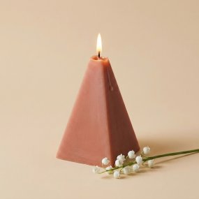 Molde velas piramide silicona 4,7 x 10 cm