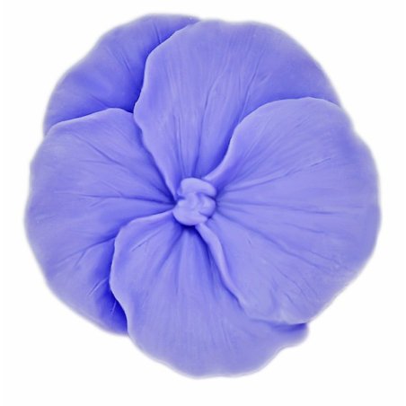 Molde sabonetes, Flor Azul Pensamento