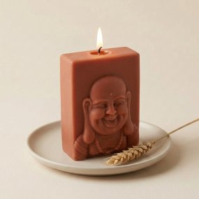 Moule pour bougies 2D Buddha 2
