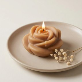 Moule rose ouvert 3D