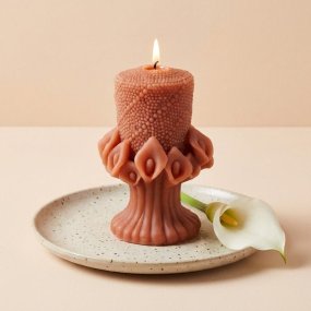 Molde velas de calas para detalle de boda