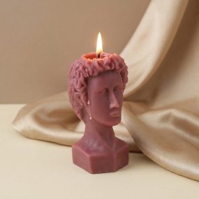 Molde velas busto de hombre