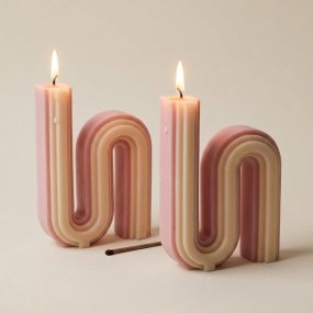 Molde velas forma S