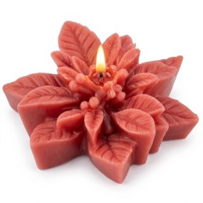 Molde flor de Pascua Poinsettia