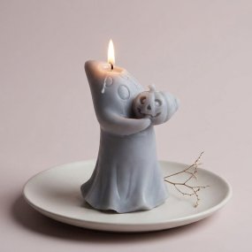 Molde fantasma con calabaza