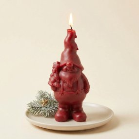 Molde duende con arbolito de Navidad
