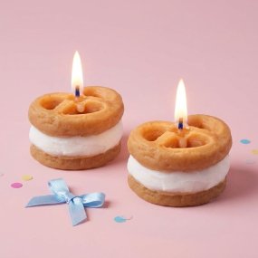 Molde 4 biscoitos dinamarqueses para velas