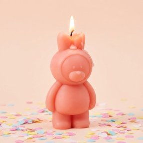 Molde velas osito con orejas