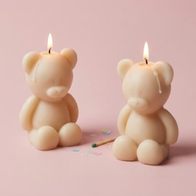 Molde para velas osito dulce