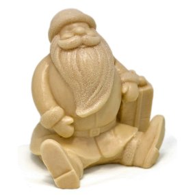 Molde papa noel sentado Molde papa noel sentado