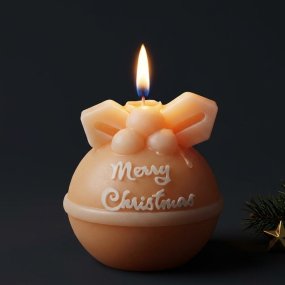 Molde bola merry christmas