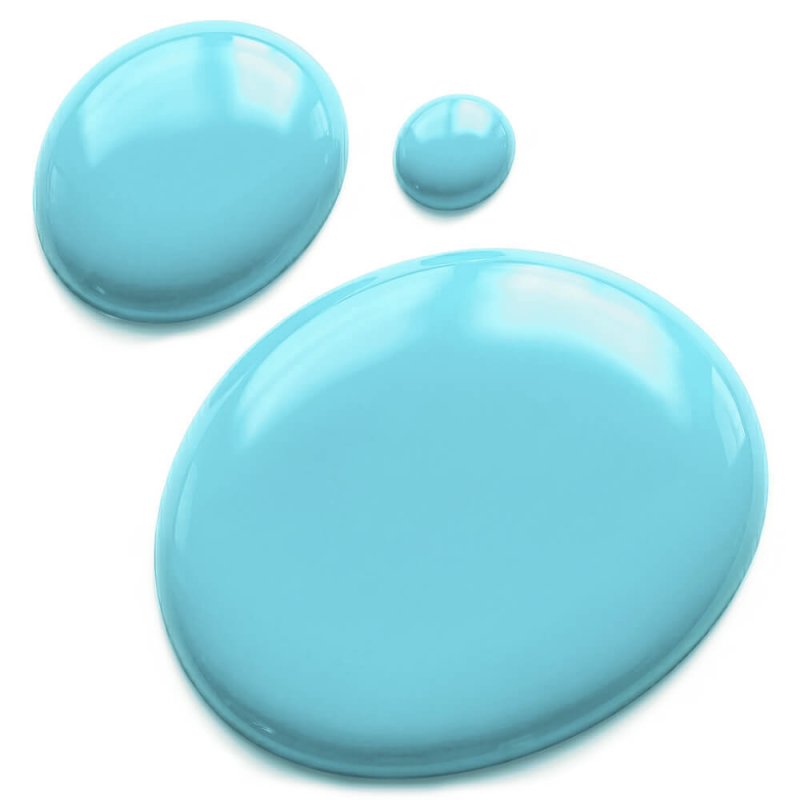 Gotas colorante jabon azul claro