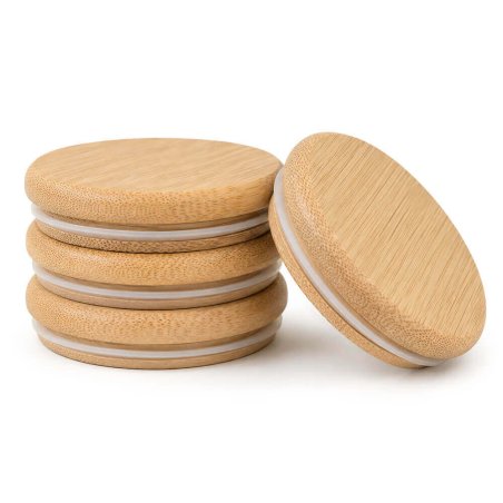 Tapa de madera para vasos