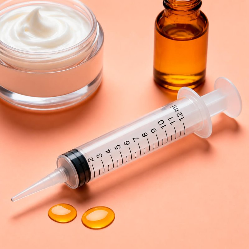 Jeringa 12 ml ideal para cosmética