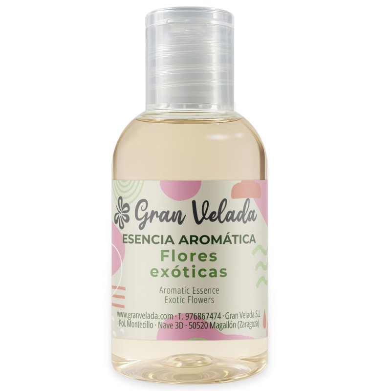 Esencia aromática de flores exóticas