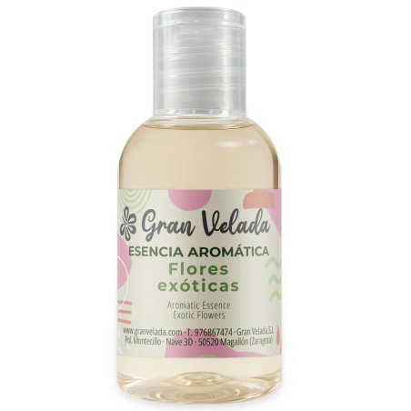 Esencia aromática de flores exóticas