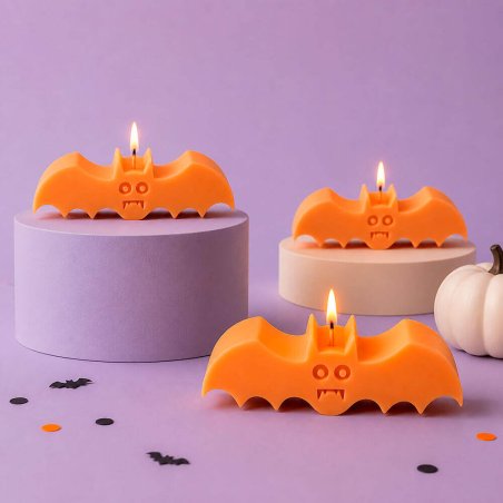 Molde para velas murciélago