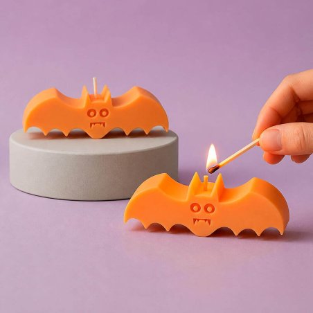 Molde para velas murciélago