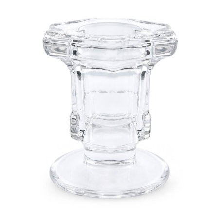 Portavelas de cristal ebony