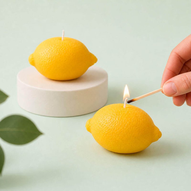 Molde velas limón