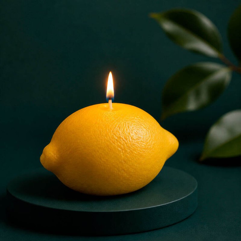 Molde velas limón