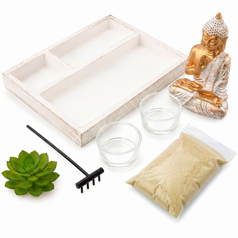 Jardín zen buda