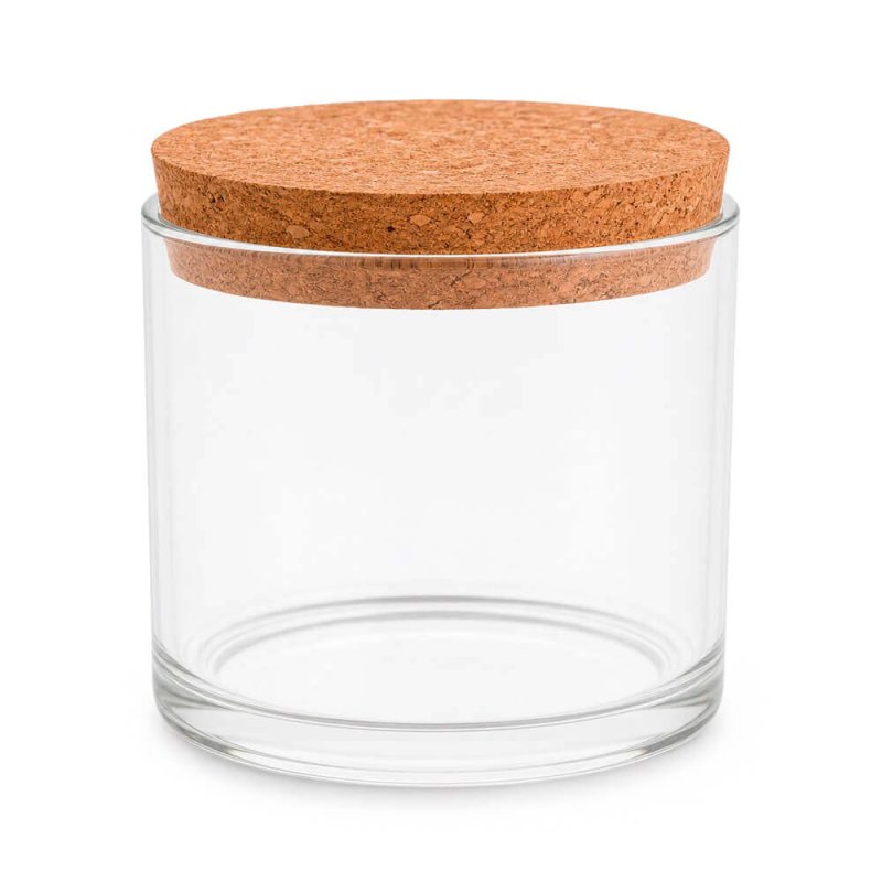 Vaso corcho velas