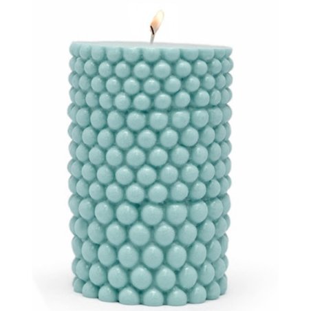 Molde para hacer velas diy Bolitas - Molde para hacer velas en casa con textura de Bolitas. - Moldes Velas Decorativas