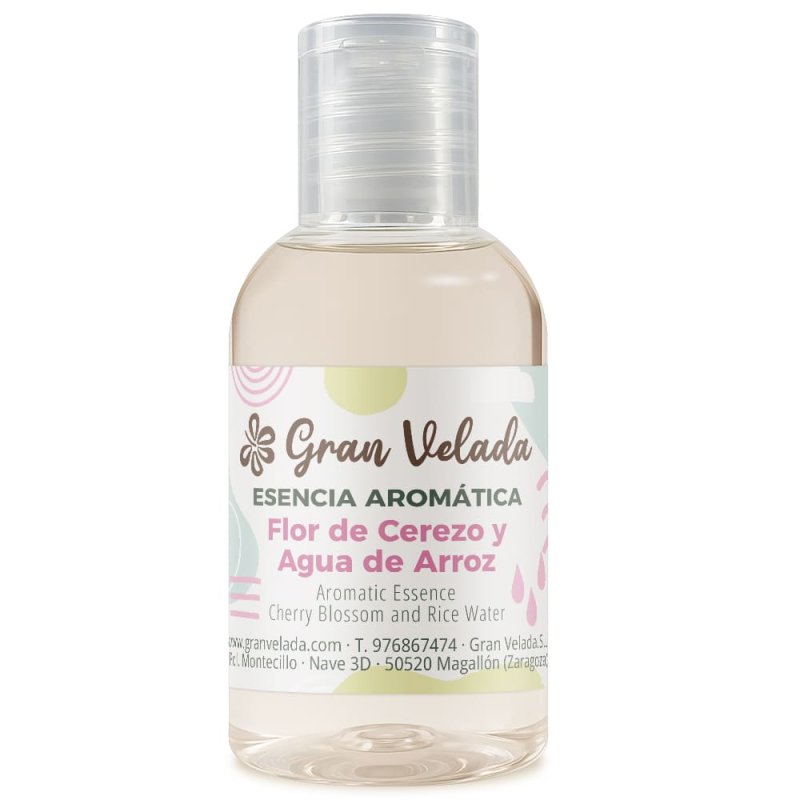 Aroma de flor de cerezo y agua de arroz