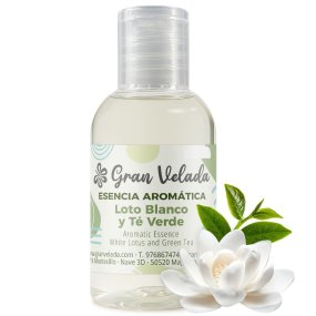 Essence aromatique de lotus blanc et thé vert