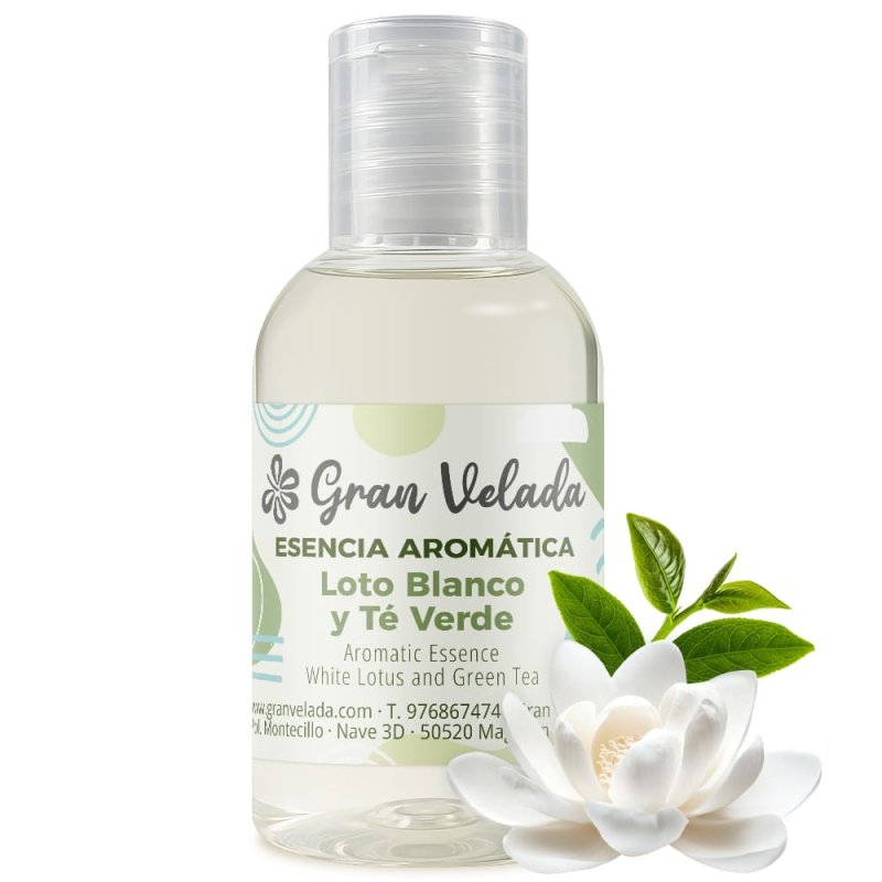Esencia aromática de loto blanco y té verde