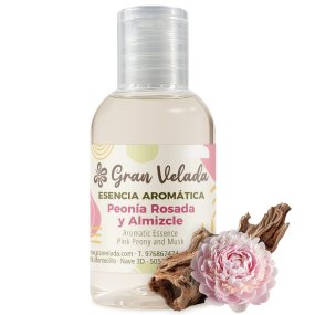 Esencia aromática de peonía rosada y almizcle
