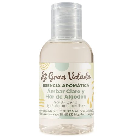 Aroma de ámbar claro y flor de algodón