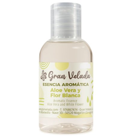 Fragancia de aloe y flor blanca