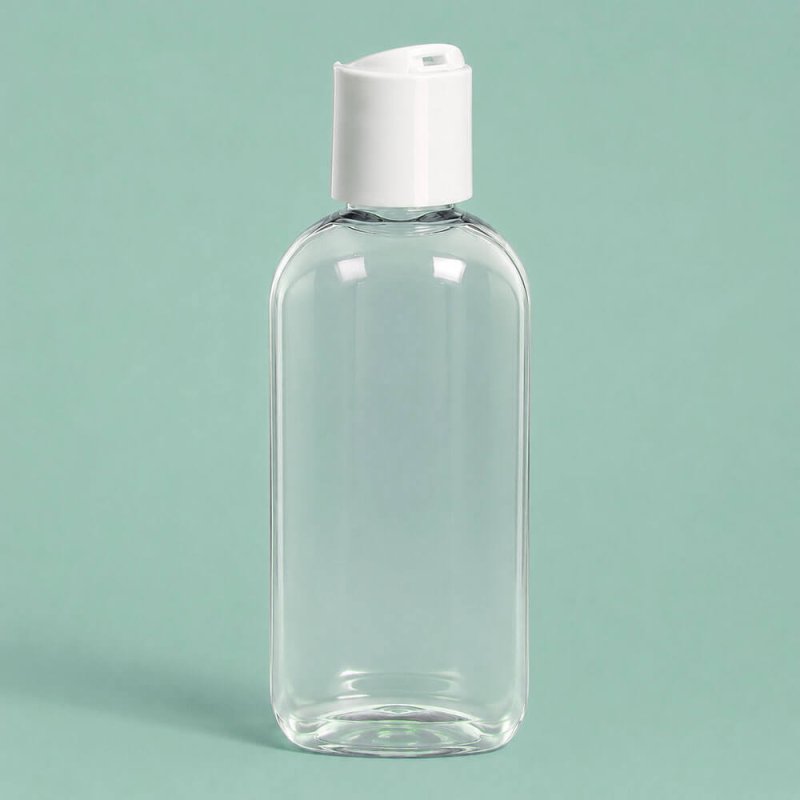 Botella 100 ml PET ovalada para gel