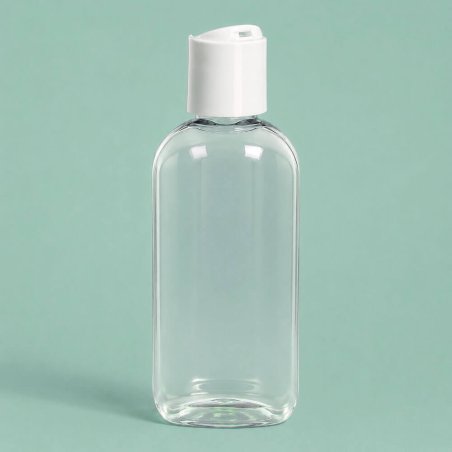 Botella 100 ml PET ovalada para gel