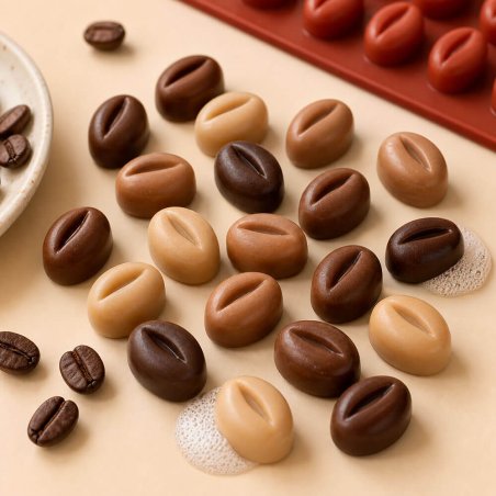 hacer jaboncillos granos de cafe 5
