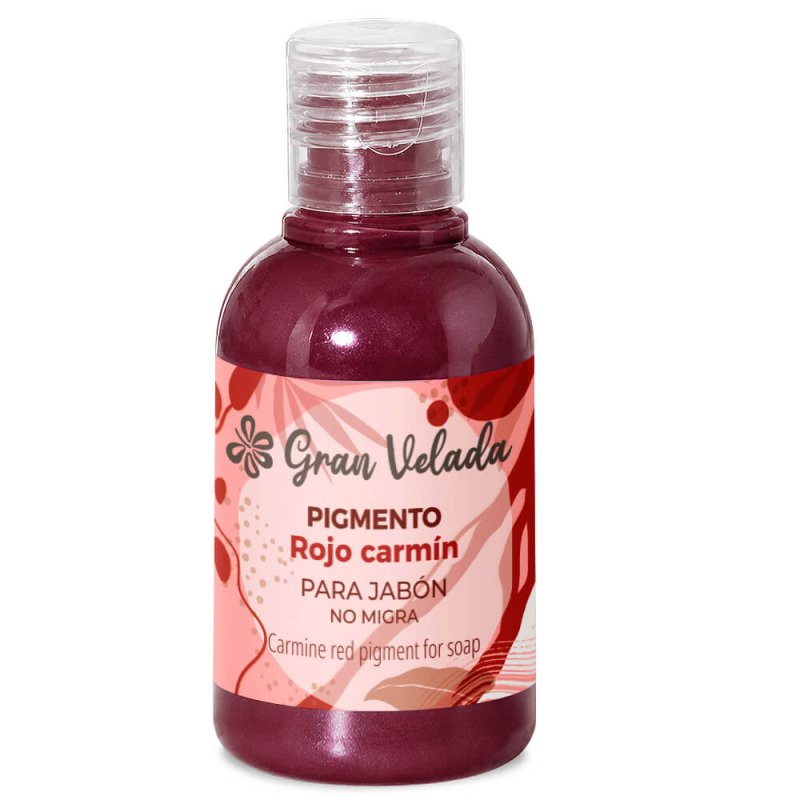 Colorante líquido rojo carmín para jabón de aceite 3
