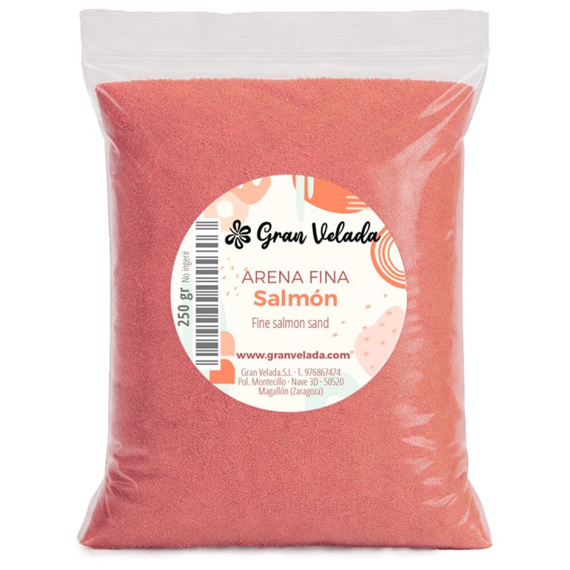 Arena fina salmon 3