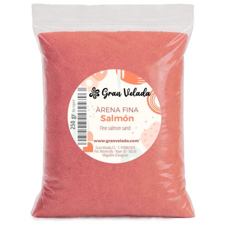 Arena fina salmon 3
